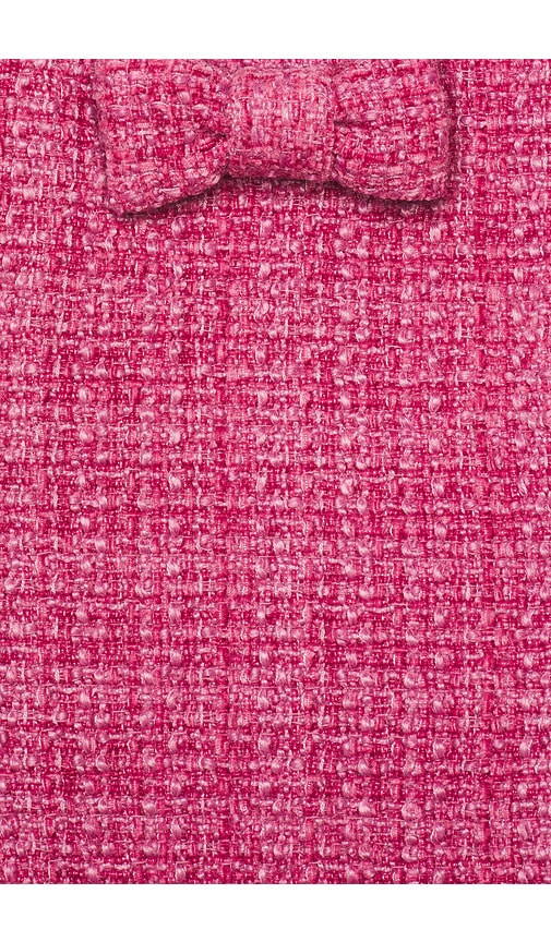 view 4 of 4 Llily Tweed Mini Dress in Raspberry