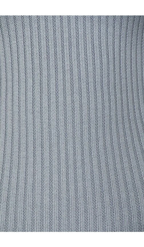 view 4 of 4 Noha Mock Neck Mini Dress in Slate Blue