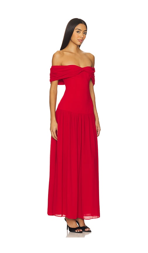 Lovers & Friends Blake Maxi Dress In Red