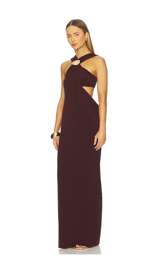 view 1 of 4 Sora Gown in Chocolate