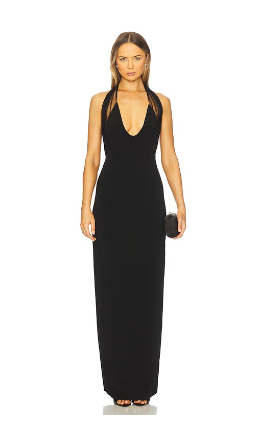 Lovers & Friends Ajia Gown In Black