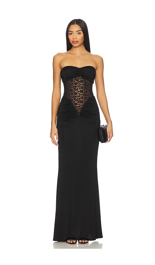 Lovers & Friends Cassidy Gown In Black
