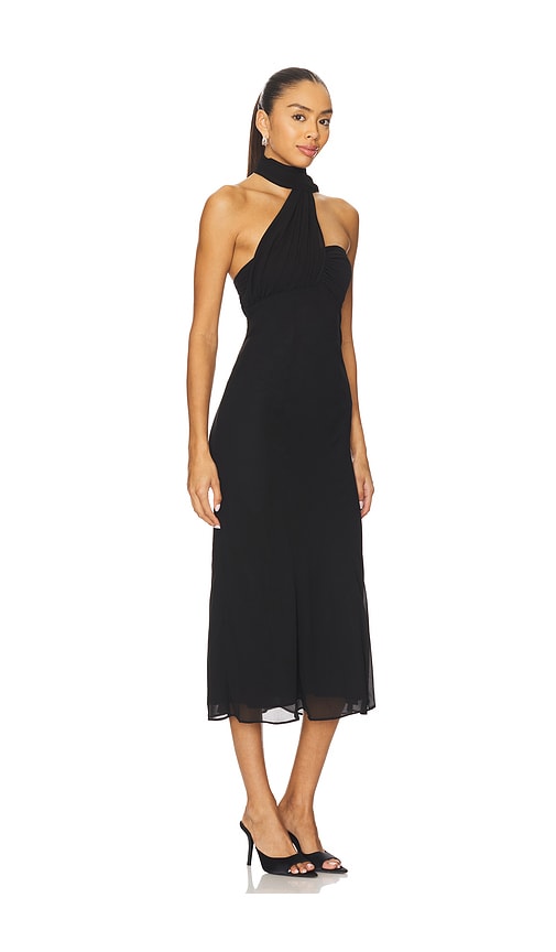 Lovers & Friends Willow Midi Dress In Black