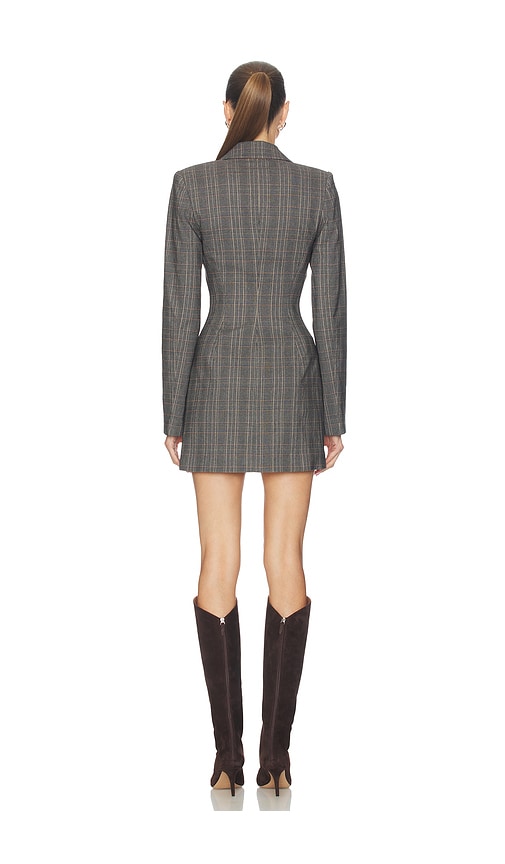 view 3 of 4 Jovie Blazer Mini Dress in Plaid Multi