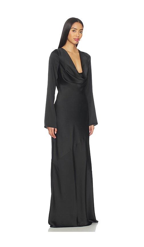Lovers & Friends Natalia Gown In Black