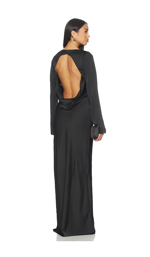 view 3 of 3 Natalia Gown in Black