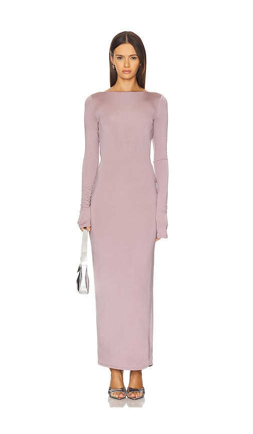 view 2 of 4 x Christina Elezaj Abigail Maxi Dress in Mauve