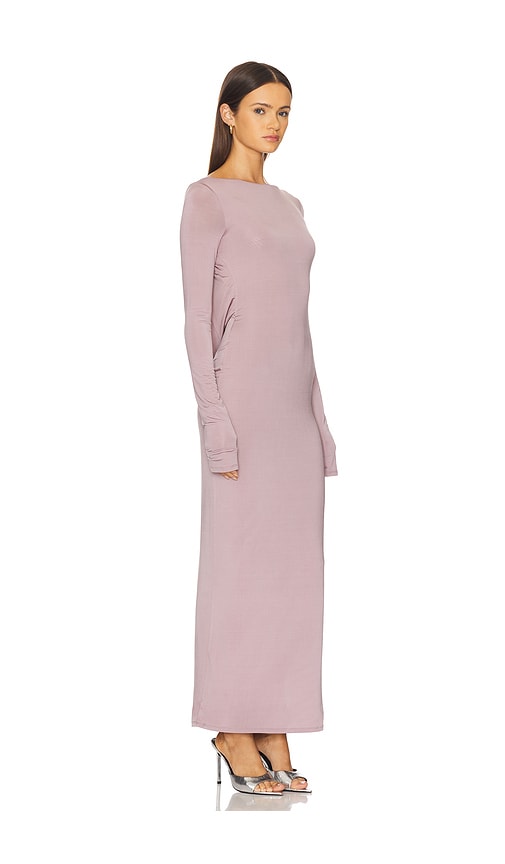view 3 of 4 x Christina Elezaj Abigail Maxi Dress in Mauve