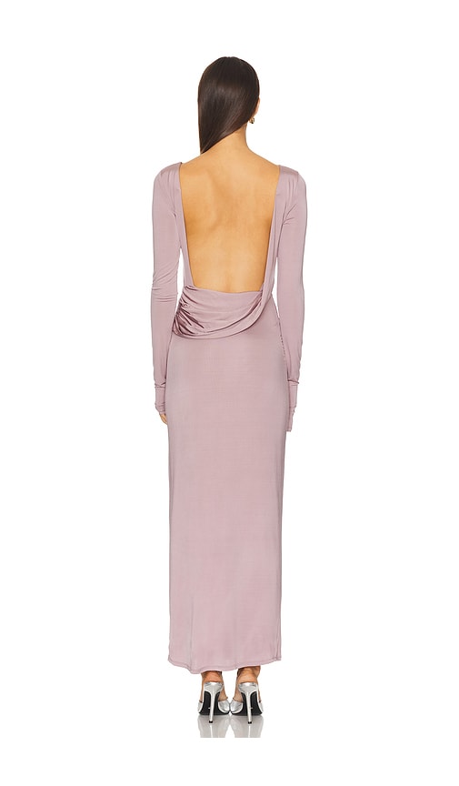 view 4 of 4 x Christina Elezaj Abigail Maxi Dress in Mauve