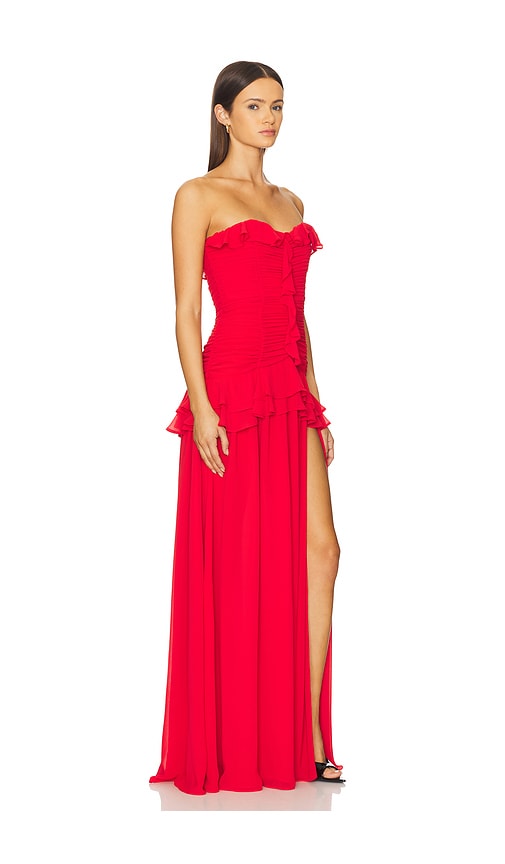 view 2 of 3 Maddie Gown in Red