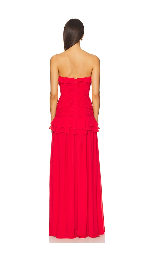 view 3 of 3 Maddie Gown in Red