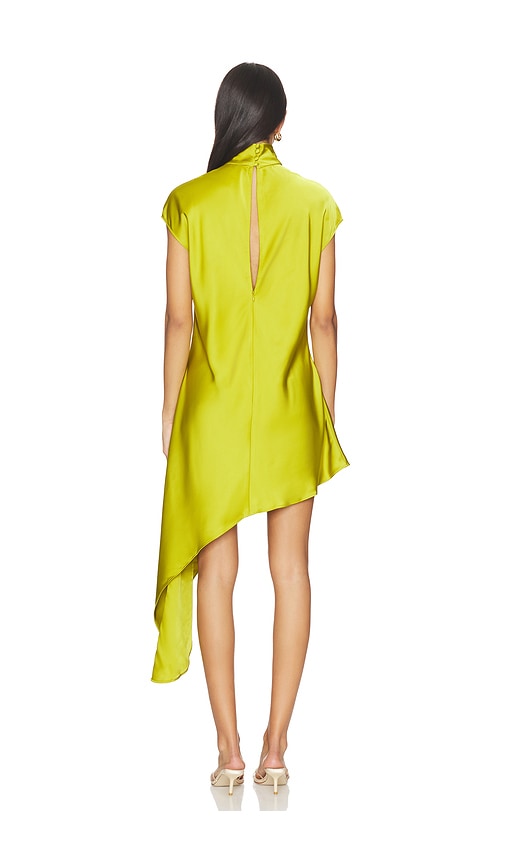 view 4 of 4 Reina Mini Dress in Chartreuse