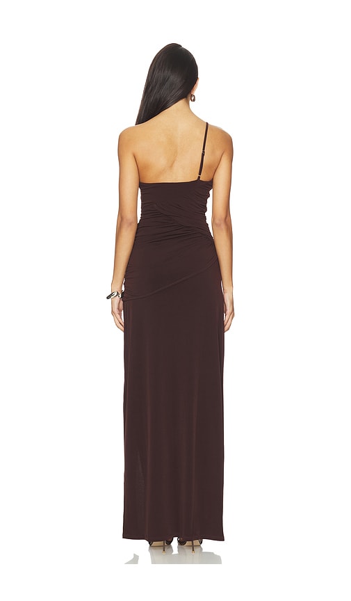 view 3 of 3 Paula Gown in Espresso Brown