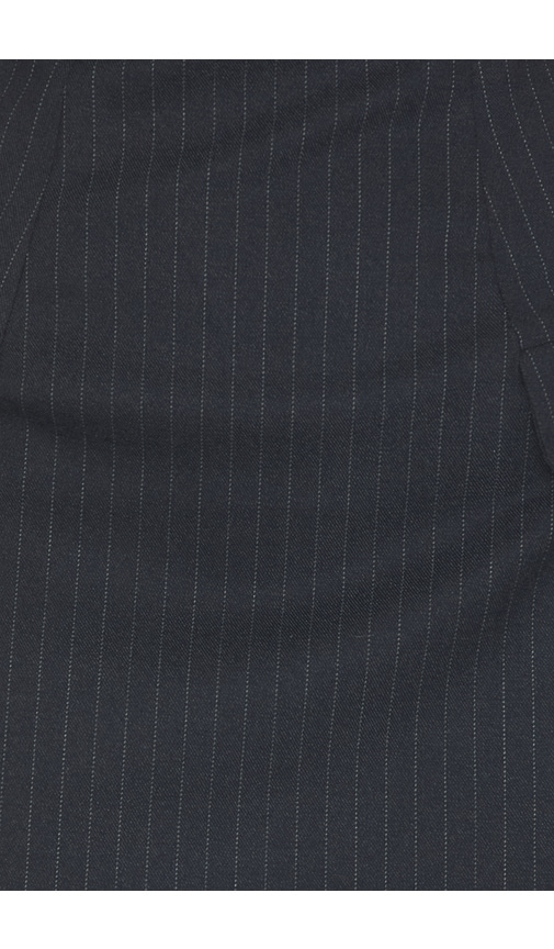 view 4 of 4 Denise Mini Dress in Navy Pinstripe