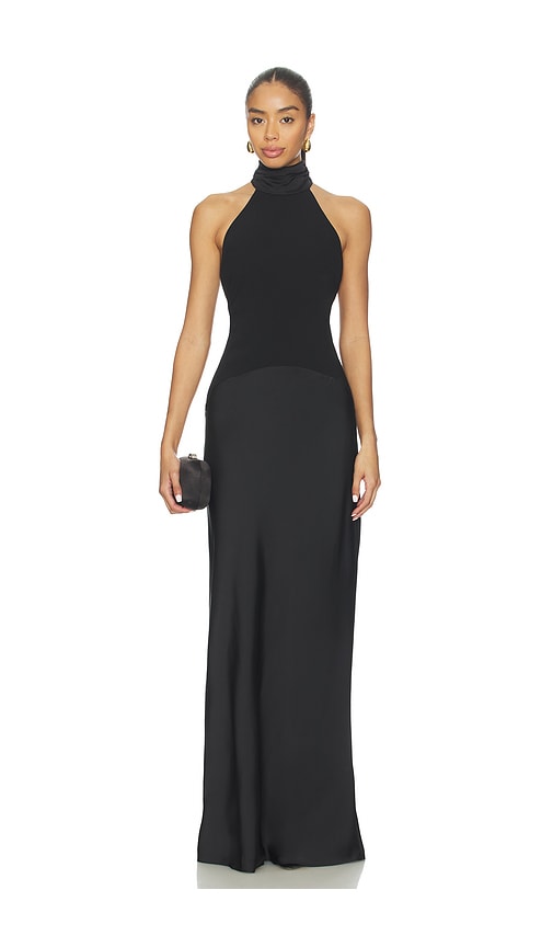 Lovers & Friends Lola Gown In Black