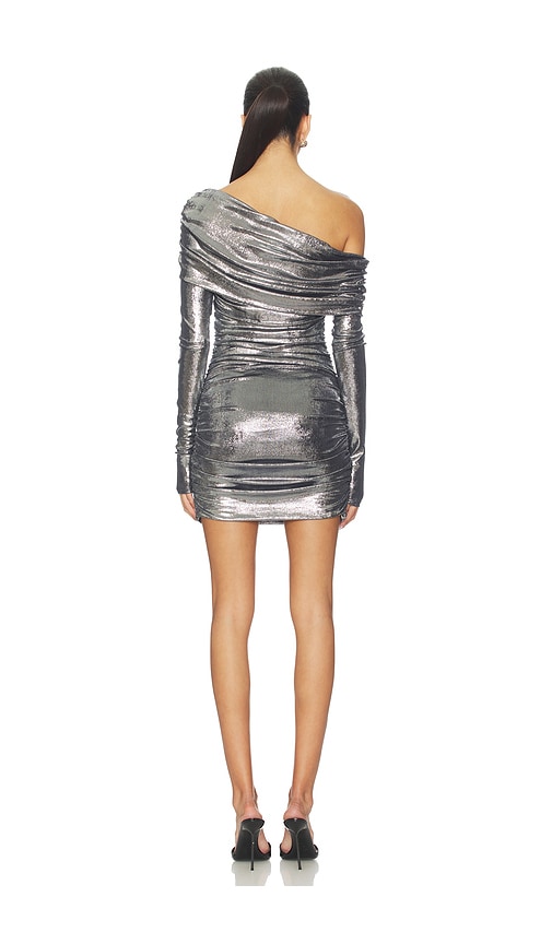 view 3 of 4 Jazz Mini Dress in Gunmetal