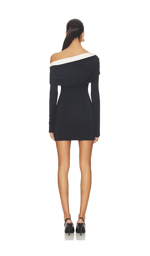 view 3 of 3 Courtney Mini Dress in Black & White