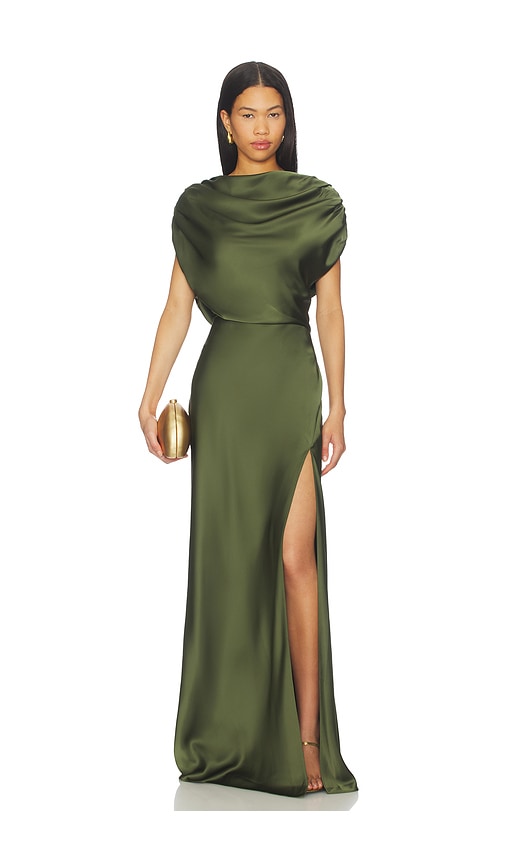 Lovers & Friends Liliana Gown In Green
