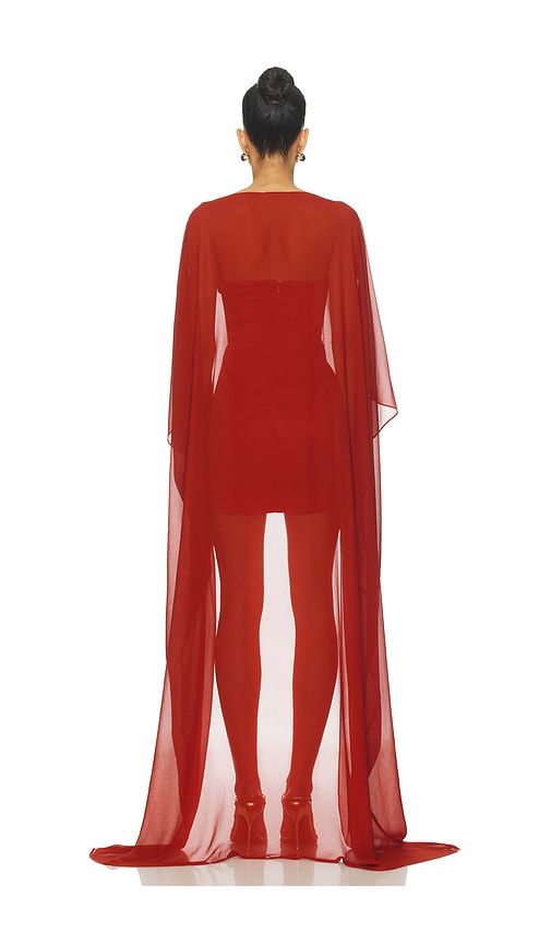 view 3 of 4 Carina Mini Dress in Rust