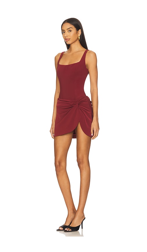 view 2 of 3 Daisy Mini Dress in Wine