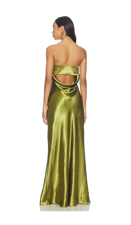 view 1 of 4 Lucy Gown in Chartreuse