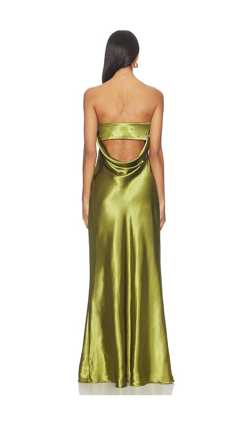 view 4 of 4 Lucy Gown in Chartreuse