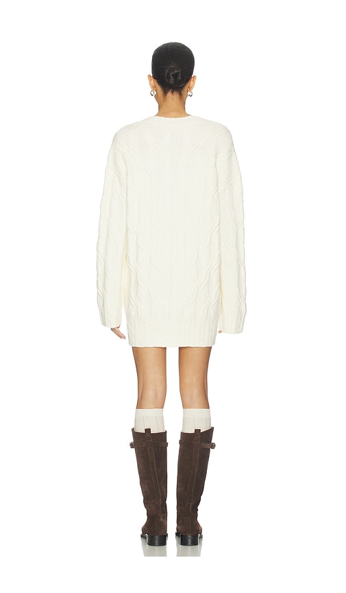 view 3 of 3 Abella Cardigan Mini Dress in Cream
