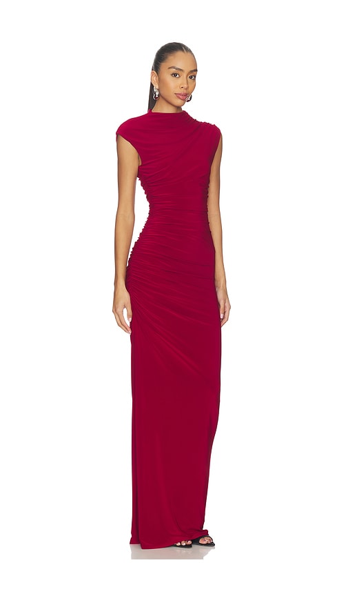 view 2 of 3 Rowyn Gown in Dark Red