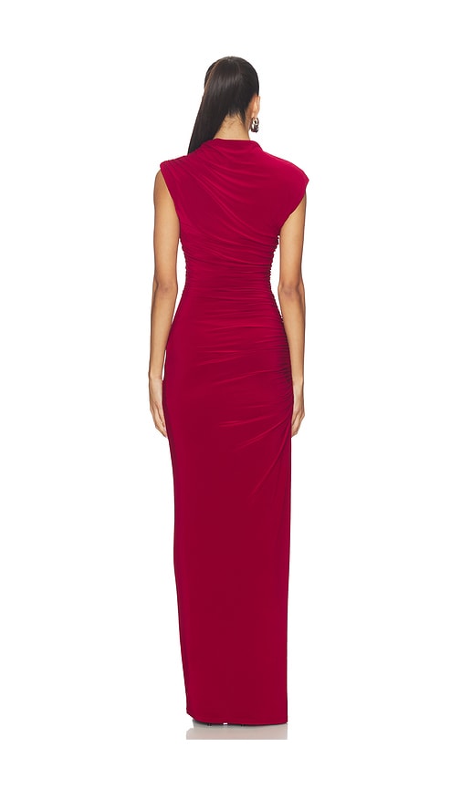 view 3 of 3 Rowyn Gown in Dark Red