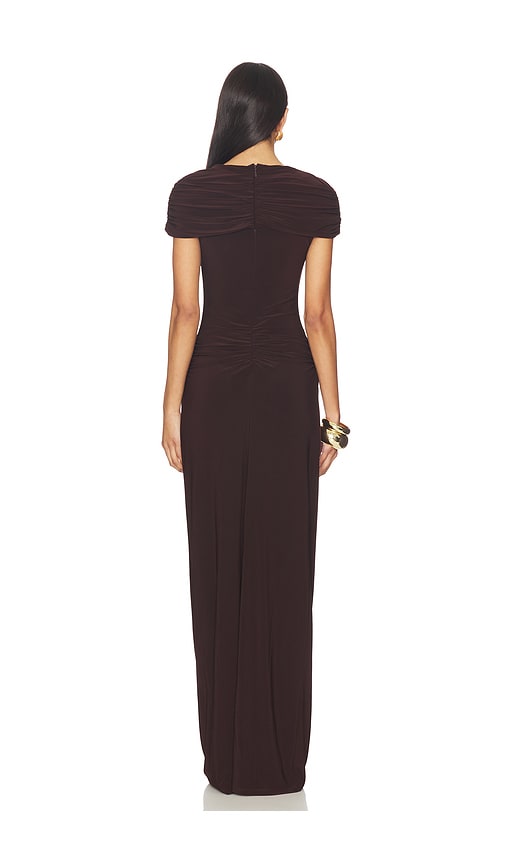view 3 of 3 Selene Gown in Chocolate