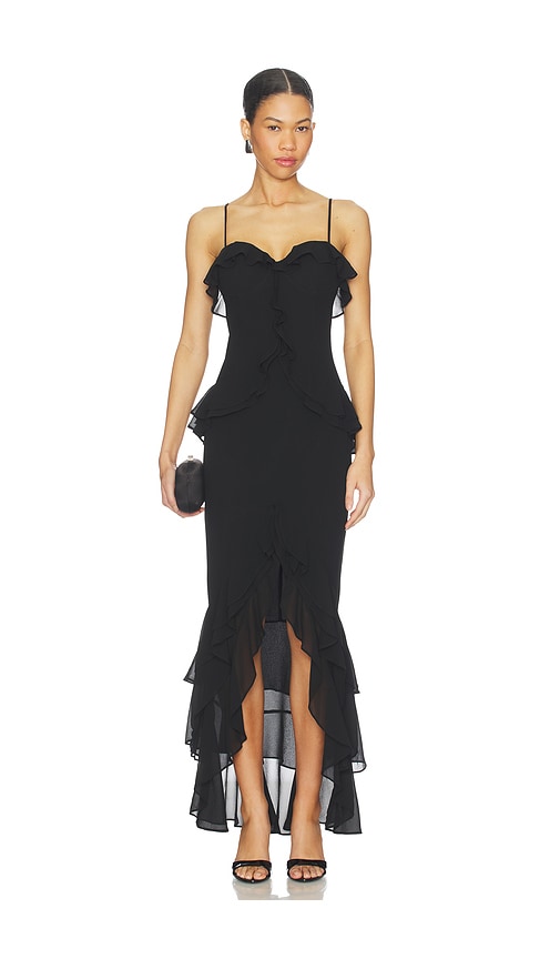 view 4 of 4 Melissa Gown in Black