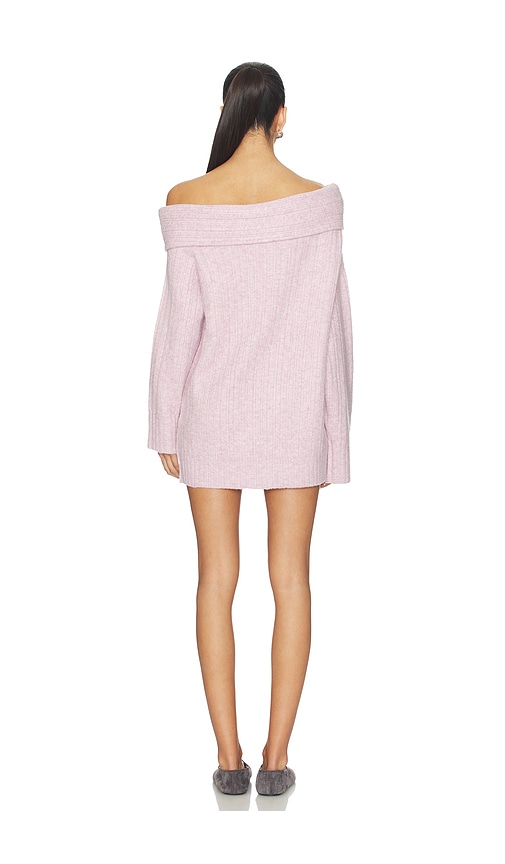 view 3 of 3 Sora Off The Shoulder Mini Dress in Light Pink