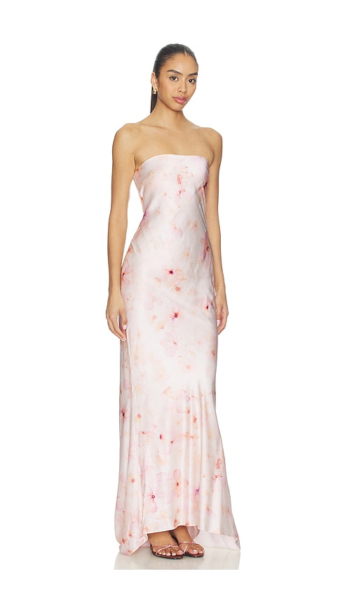 view 2 of 4 Ines Gown in Light Pink Floral