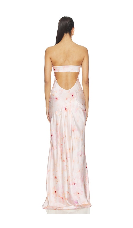 view 3 of 4 Ines Gown in Light Pink Floral
