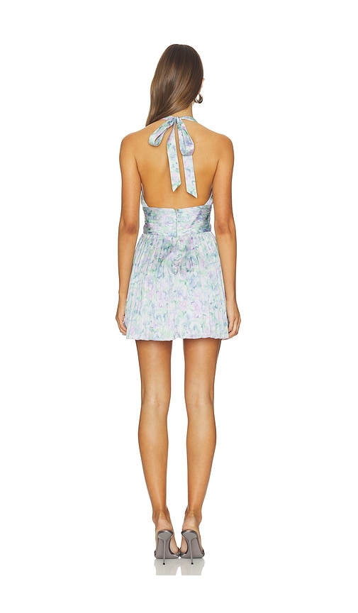 view 3 of 3 Doris Mini Dress in Blue Green Floral