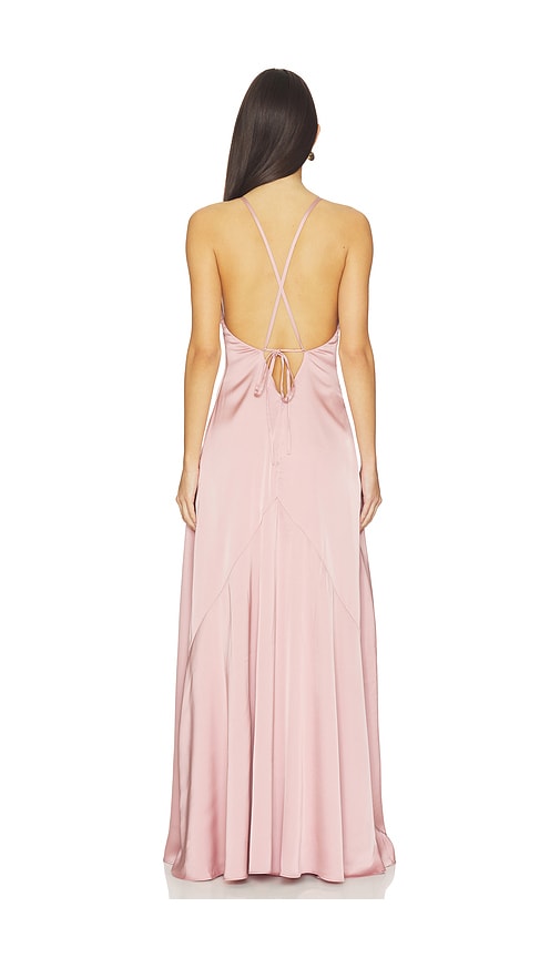 view 3 of 3 Gaia Gown in Mauve Pink