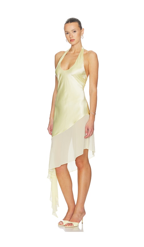 view 3 of 4 Celie Midi Dress in Butter Yellow