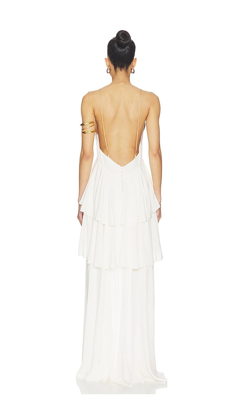 view 3 of 4 Aiyanna Silk Maxi Dress in Ecru