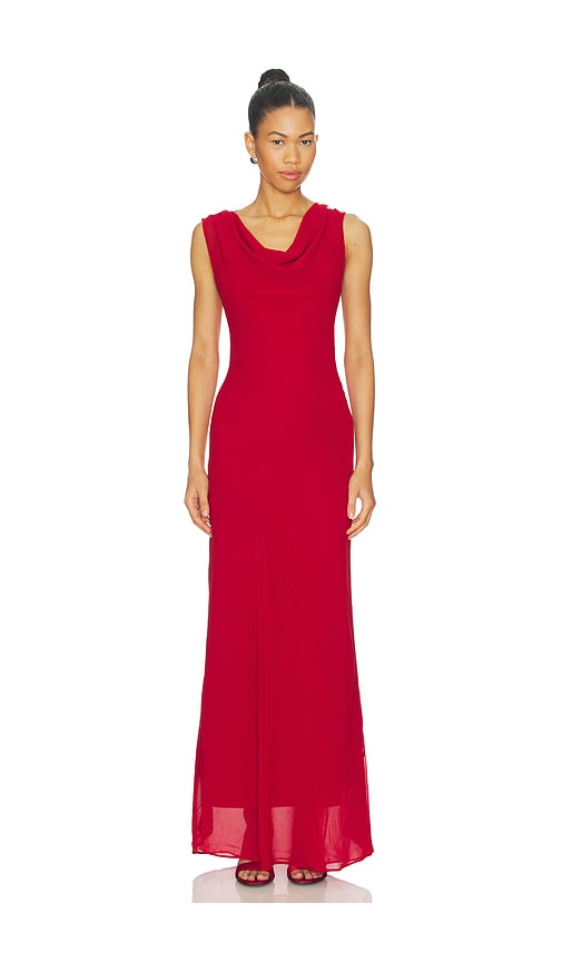 view 2 of 4 Nadia Maxi Dress in Deep Red