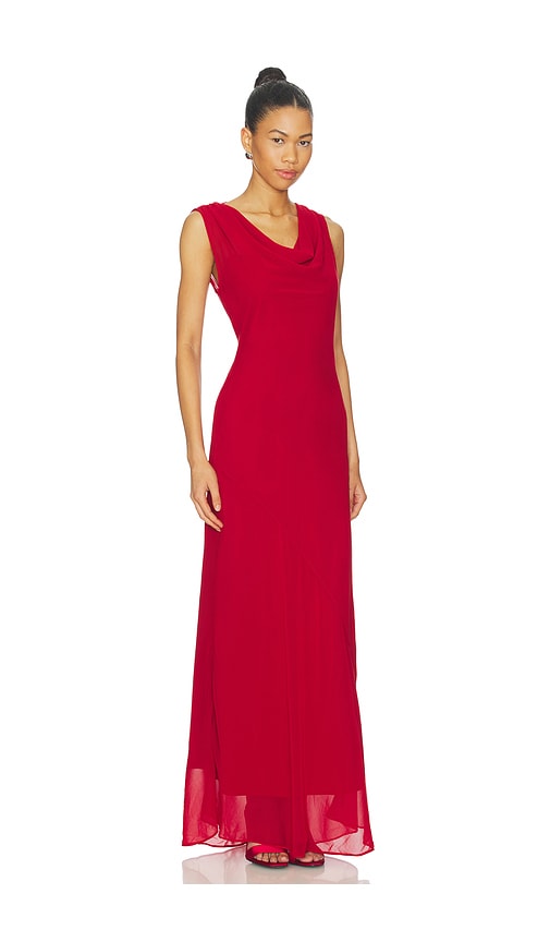 view 3 of 4 Nadia Maxi Dress in Deep Red