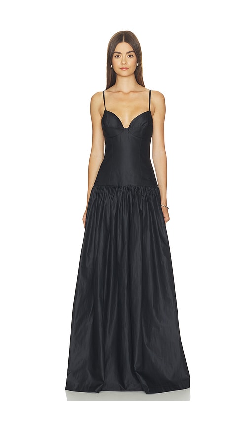 view 1 of 3 Heely Gown in Black