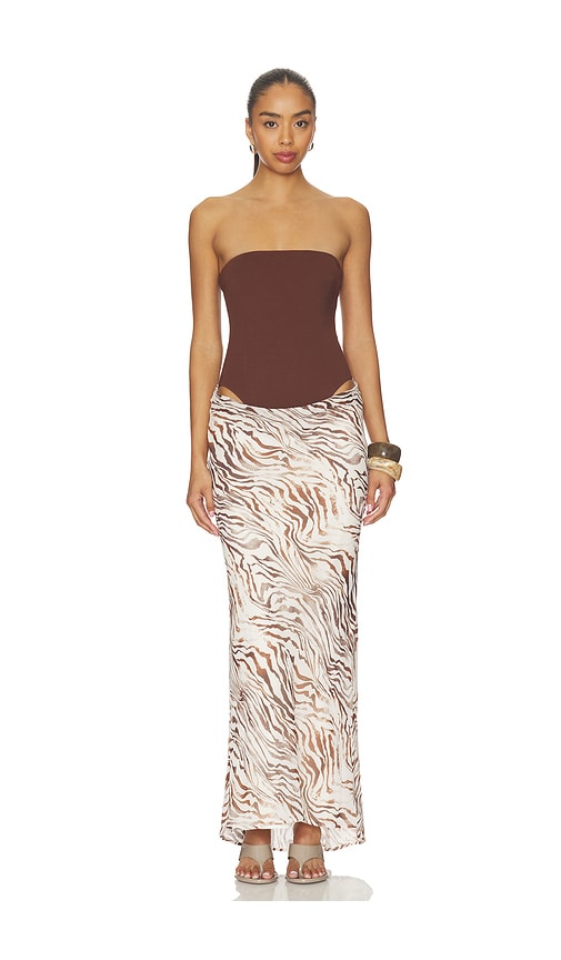 view 1 of 3 Anneli Maxi Dress in Zebra