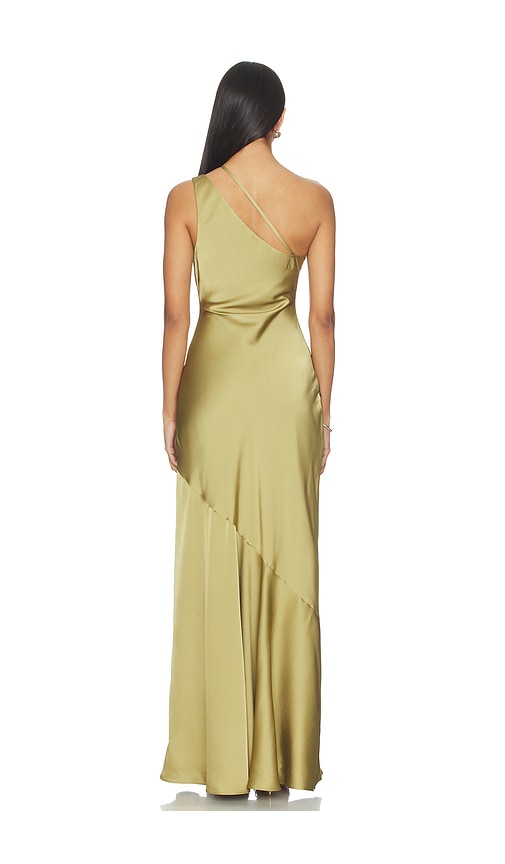 view 3 of 3 Gail Gown in Olive Green