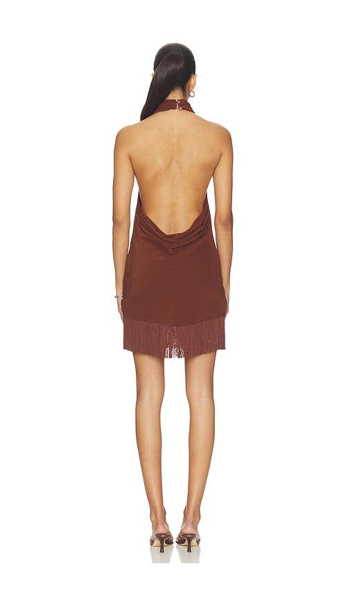 Lovers And Friends X Ivana Ramirez Larissa Mini Dress In Chocolate. Size Xxs. Also In Xs, S, M, L, Xl. 