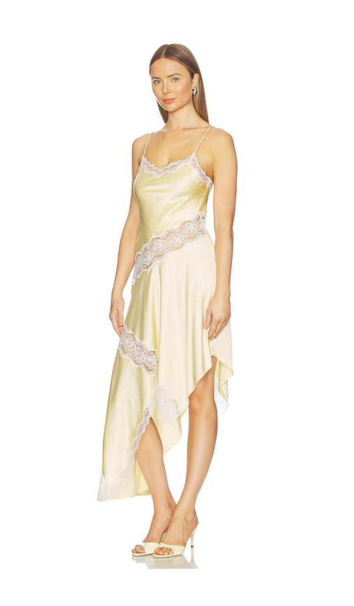 view 3 of 4 x Emma Rose Nisa Midi Dress in Butter Yellow