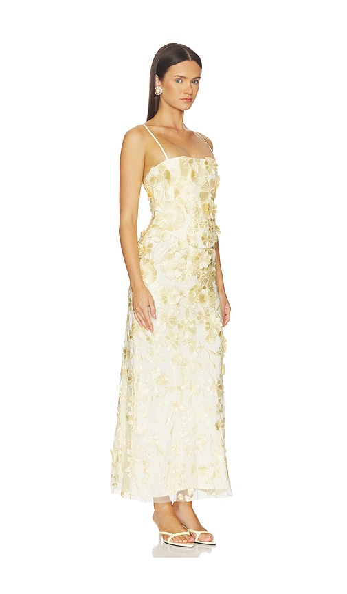 view 2 of 4 x Ivana Ramirez Marlee Midi Dress in Baby Yellow