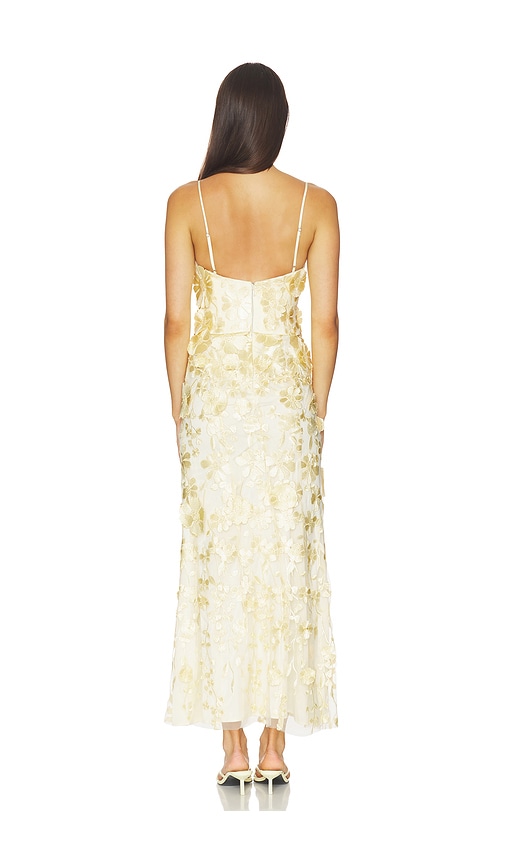 view 3 of 4 x Ivana Ramirez Marlee Midi Dress in Baby Yellow