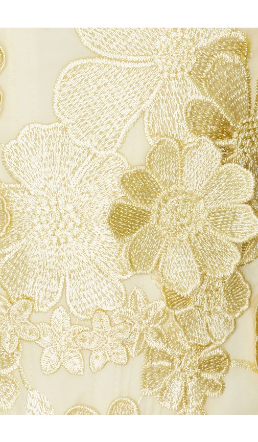 view 4 of 4 x Ivana Ramirez Marlee Midi Dress in Baby Yellow