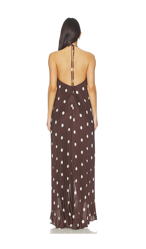 view 4 of 5 Kiki Maxi in Brown & Ivory Dot