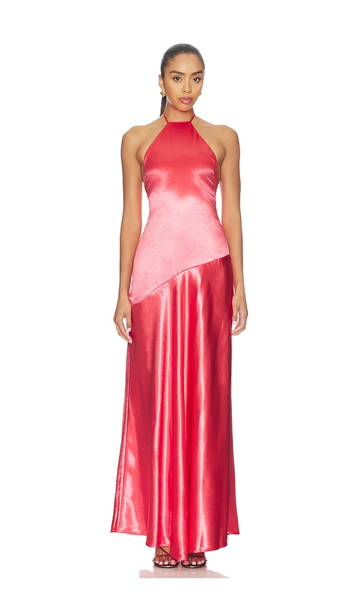 view 3 of 4 Cameryn Gown in Watermelon Pink